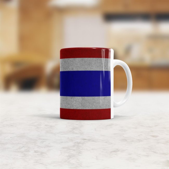 Retro Flaggentasse Thailand