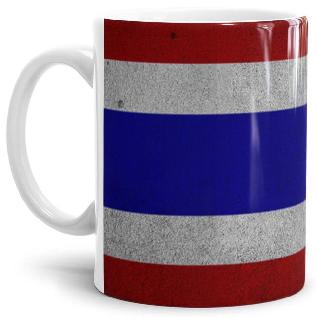 Retro Flaggentasse Thailand