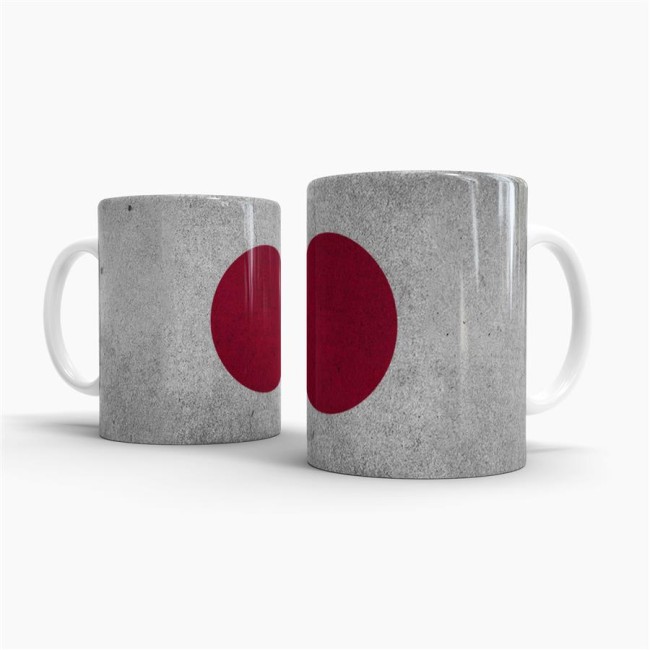 Retro Flaggentasse Japan