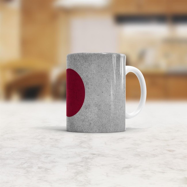 Retro Flaggentasse Japan