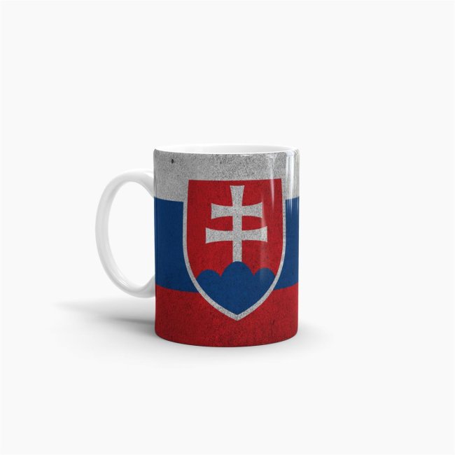 Retro Flaggentasse Slowakei
