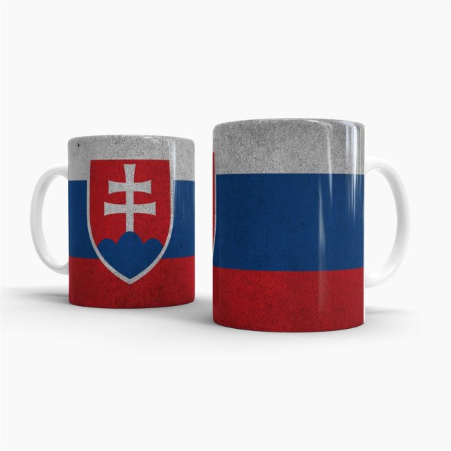 Retro Flaggentasse Slowakei