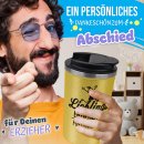 To Go Edelstahlbecher Glitzer - Lieblings-Erzieher - mit...
