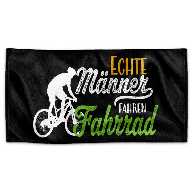 Handtuch f&uuml;r Sportler - Fahrrad - 140 x 70 cm