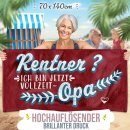 Handtuch f&uuml;r Opa - Vollzeitopa - 2 Gr&ouml;&szlig;en