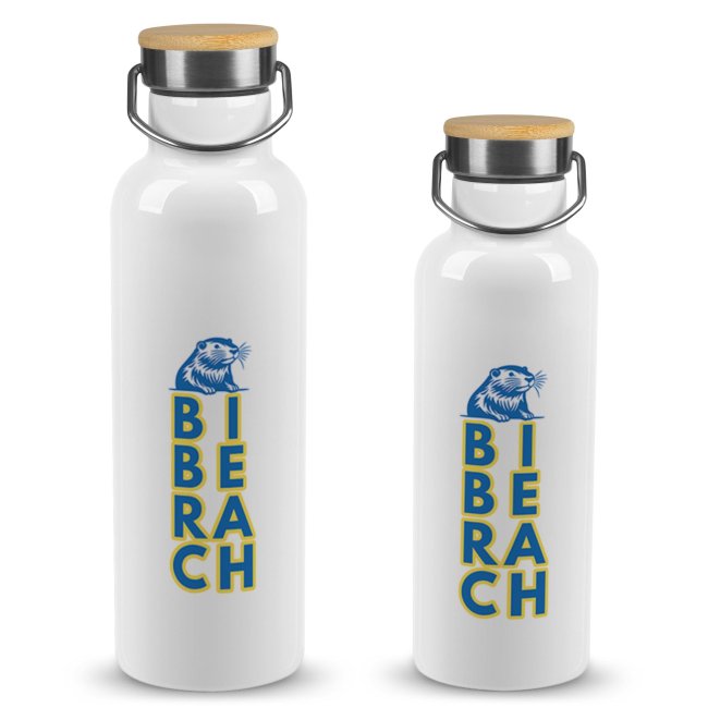 Trinkflasche mit Name - Biberach - 500 ml und 750 ml