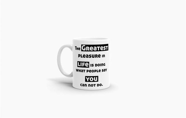 Tasse Greatest Pleasure In Life