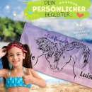 Kinder-Handtuch mit Namen - Pferde - Best Friends - 2...