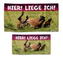 Kinder-Handtuch mit Pferdemotiv - Hier liege ich - 2...