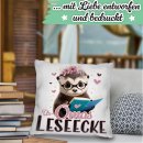 Kissen - Uromas Leseecke - Otter - in 6 Farben