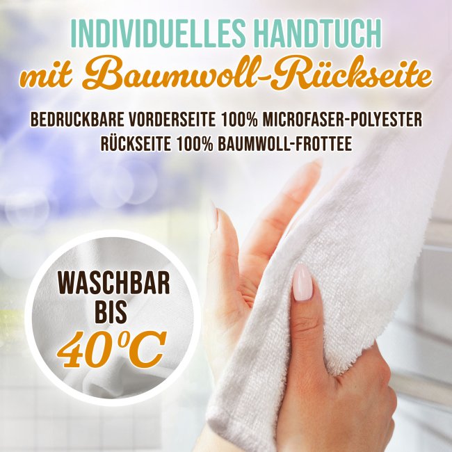 Handtuch mit Spruch - Sauna Wedeltuch - 140 x 70 cm