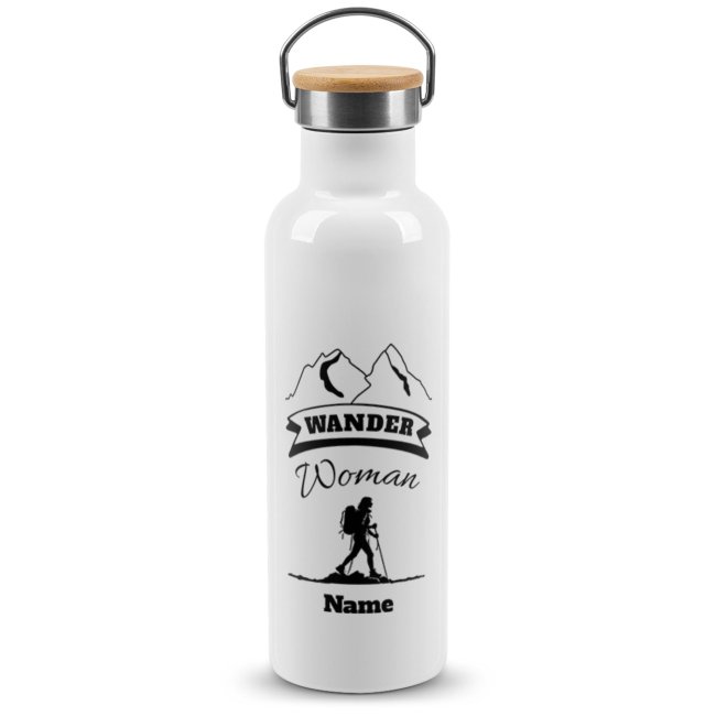 Personalisierte Trinkflasche - Wander Woman - 750 ml