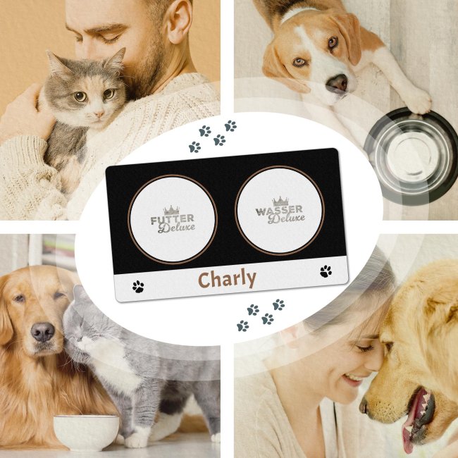 Napfunterlage mit Name personalisieren - Deluxe - 60 x 35 cm