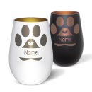 Trauerlicht f&uuml;r Tiere - Pfote - mit Name  - inkl....
