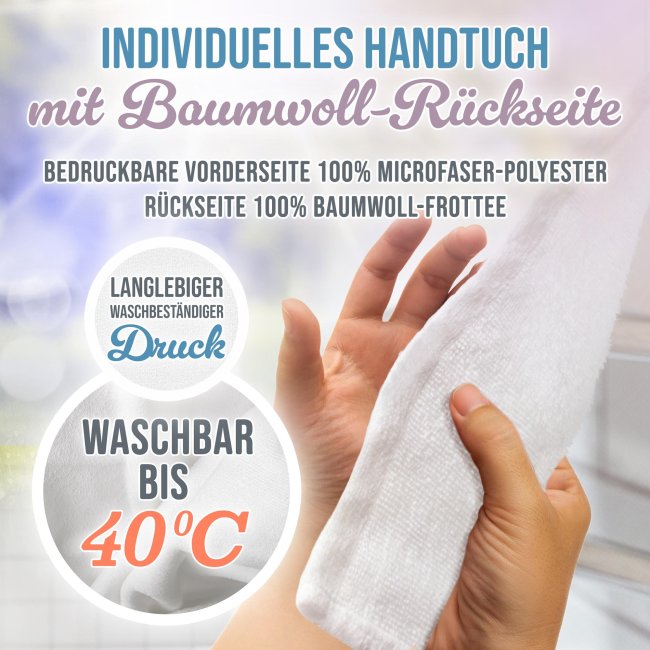 Kinder-Handtuch - B&auml;r - mit Name - 140 x 70 cm