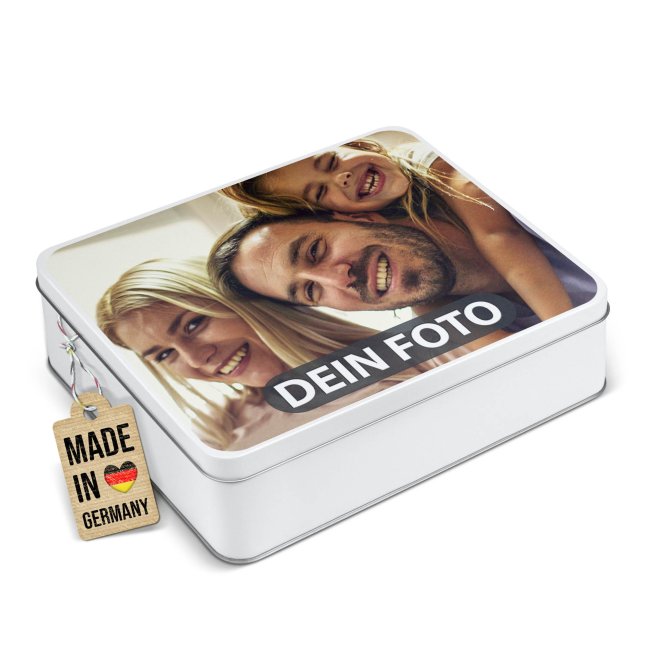 Geschenkdose mit Foto &amp; Text selbst gestalten - 1500 ml