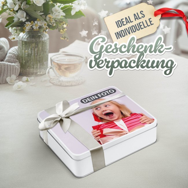 Geschenkdose mit Foto &amp; Text selbst gestalten - 1500 ml