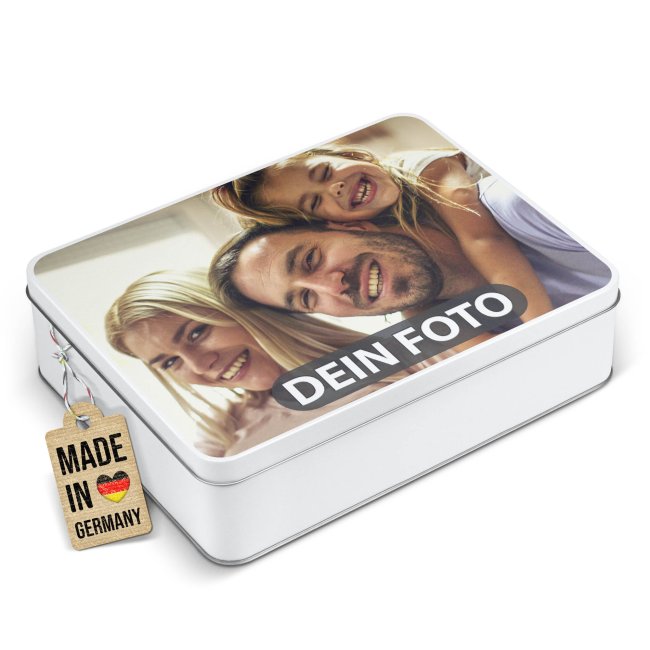 Geschenkdose mit Foto &amp; Text selbst gestalten - 2500 ml