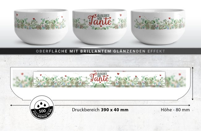 M&uuml;slisch&uuml;ssel - Allerliebste Patentante - 500 ml