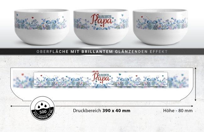 M&uuml;slisch&uuml;ssel - Allerliebster Papa - 500 ml