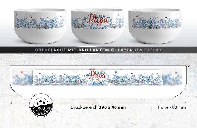 M&uuml;slisch&uuml;ssel - Allerliebster Bonuspapa - 500 ml