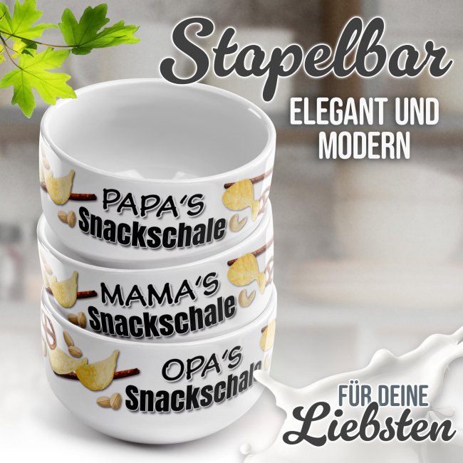 M&uuml;slisch&uuml;ssel - Papas Snackschale salzig - 500 ml