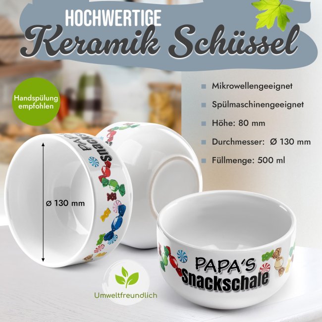 M&uuml;slisch&uuml;ssel - Papas Snackschale s&uuml;&szlig; - 500 ml