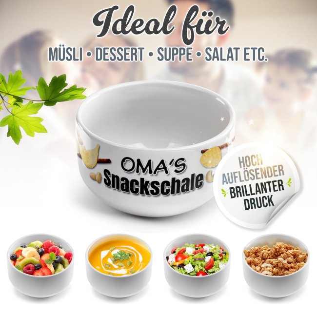 M&uuml;slisch&uuml;ssel - Omas Snackschale salzig - 500 ml