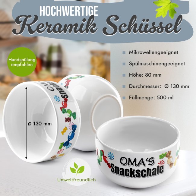 M&uuml;slisch&uuml;ssel - Omas Snackschale s&uuml;&szlig; - 500 ml