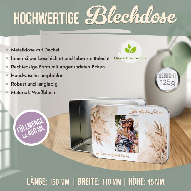 Geschenkdose - Liebe - mit Foto - in drei Gr&ouml;&szlig;en