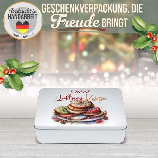 Keksdose mit Name - Lieblingskekse - 450 ml