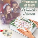 Dose mit Name f&uuml;r Weihnachtskekse -...