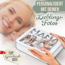 Geschenkdose - Du bist die Beste Mama - mit Fotos - in...