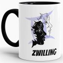 Tasse Sternzeichen Zwilling Bild