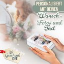 Liebe-Geschenkdose - Ich liebe Dich - mit 3 Fotos, Namen...