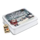 Weihnachtsdose - Merry Christmas - mit Name - 1500 ml
