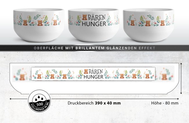 M&uuml;slisch&uuml;ssel - B&auml;renhunger - 500 ml