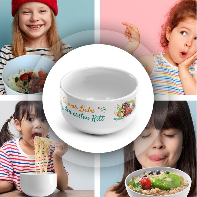 Pferde-M&uuml;slisch&uuml;ssel - Liebe auf den ersten Ritt - 500 ml