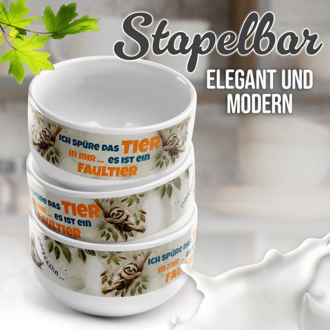 M&uuml;slisch&uuml;ssel - Das Tier in mir, ein Faultier - 500 ml