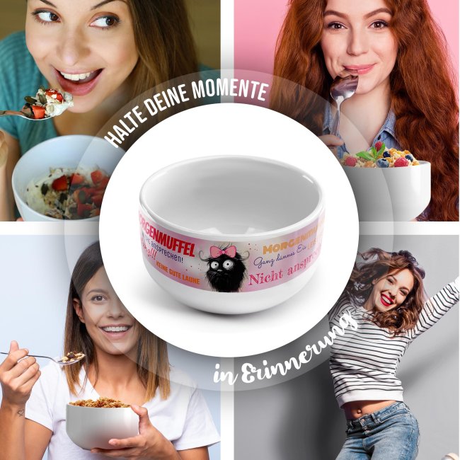 M&uuml;slisch&uuml;ssel f&uuml;r Frauen - Achtung Morgenmuffel - 500 ml