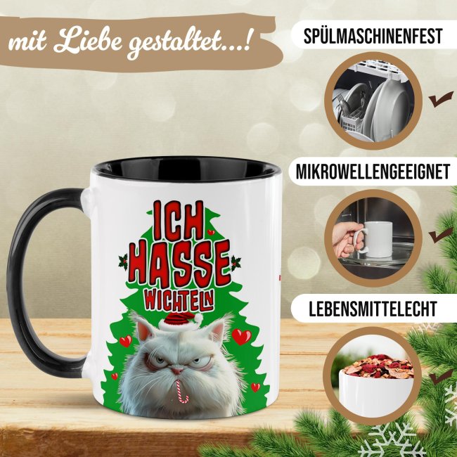 Weihnachtstasse - Ich hasse Wichteln