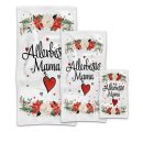 Weihnachtliches Handtuch f&uuml;r Mama - in drei...