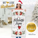 Weihnachtliches Handtuch f&uuml;r Mama - in drei...