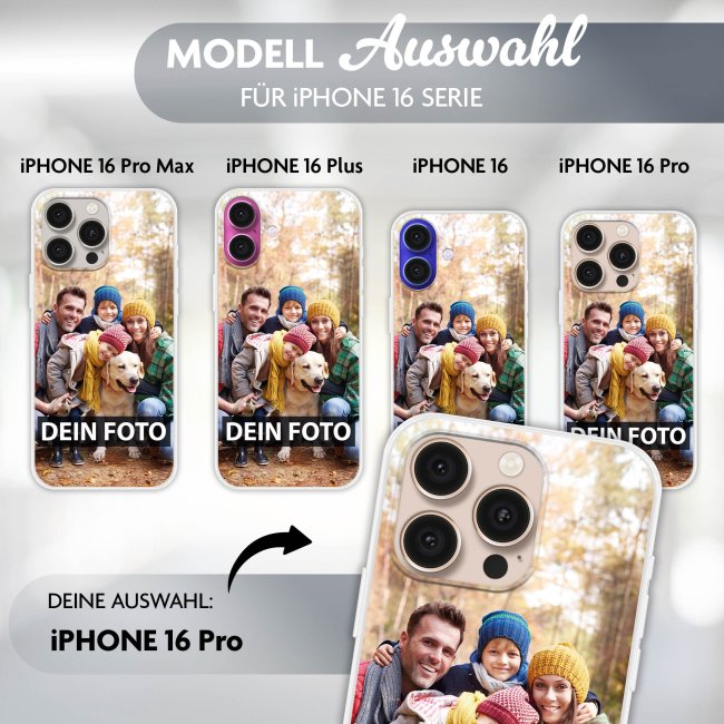 Bedruckte Handyh&uuml;lle f&uuml;r iPhone 16 Pro