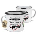 Emaille-Tasse - Andere brauchen einen Therapeuten - mit...