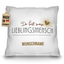 Personalisiertes Kissen - Lieblingsmensch - mit Name