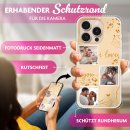 Handyh&uuml;lle mit Spruch - I love you mit 2 Fotos...