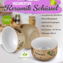 Kinder-M&uuml;slischale Glitzer - Pferd - mit Name - 500 ml