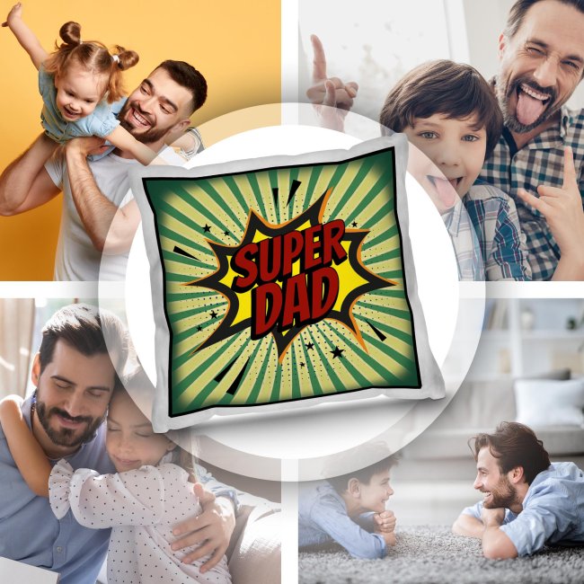 Kissen f&uuml;r Papa - Super Dad