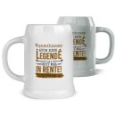 Personalisierter Bierkrug mit Name - Eine Legende geht in...